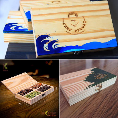 Personalized Wooden Gift Boxes